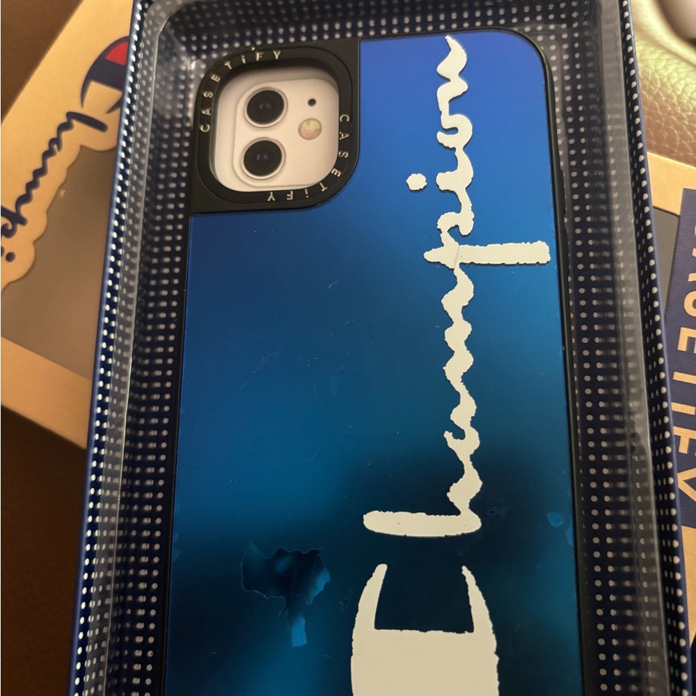 Champion Blue Rugged iPhone Case